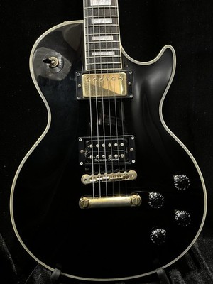 Burny RLC-70 Used Maple Top Mahogany Back Body Rosewood Fingerboard Black