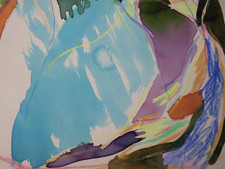 Acquerello Lehmphul 1970 Composizione Colori Arte Moderna Pittura Collezione (113)