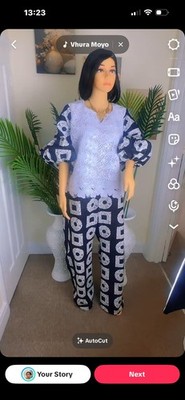 Africa Ankara Top&trouser for Women Uk Size 18