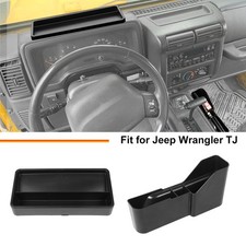 Gear Shift Dash Storage Box Tray Accessories Set For Jeep Wrangler Tj 1997-2006