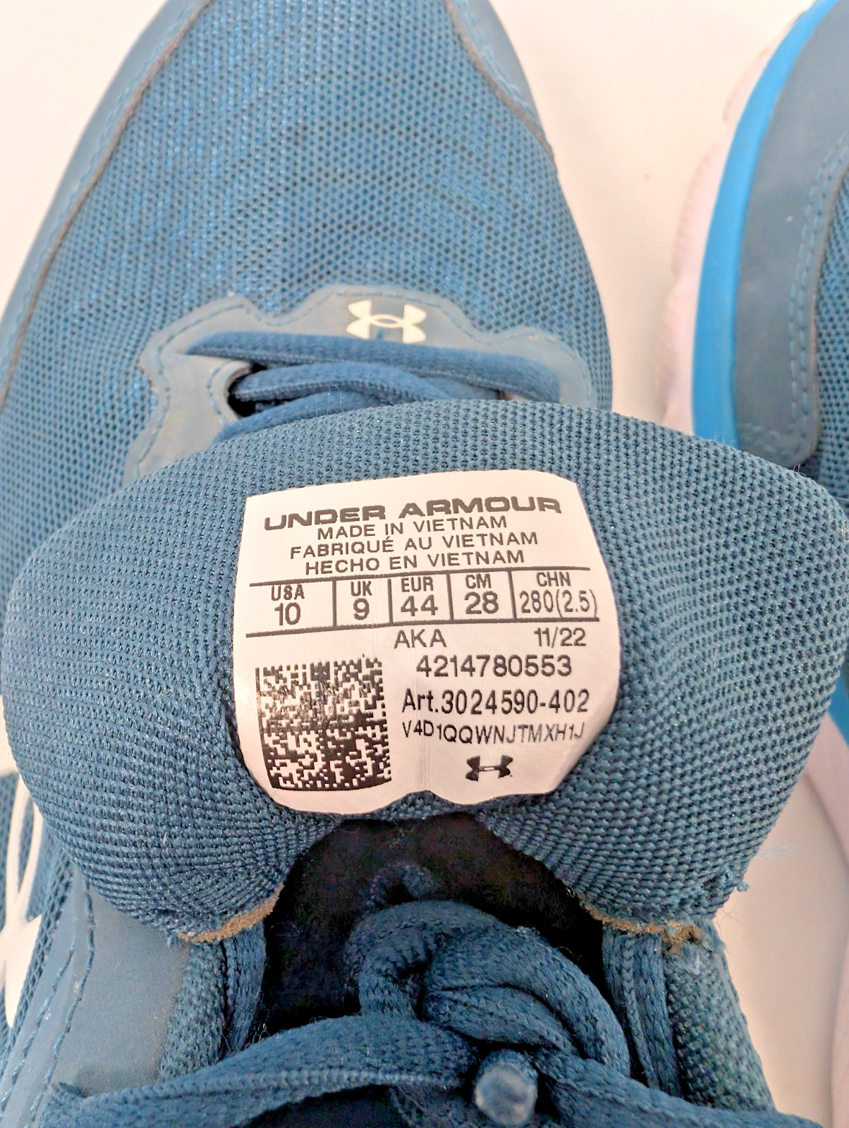 Under Armour Charged Assert 9 Blue Note Mens - Si… - image 7