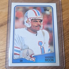 1988 Topps Warren Moon #103 Houston Oilers Football NFL Base Set