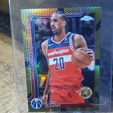 Topps Chrome 2024-25 Alexandre Sarr Rookie goldRefractor #198 /275