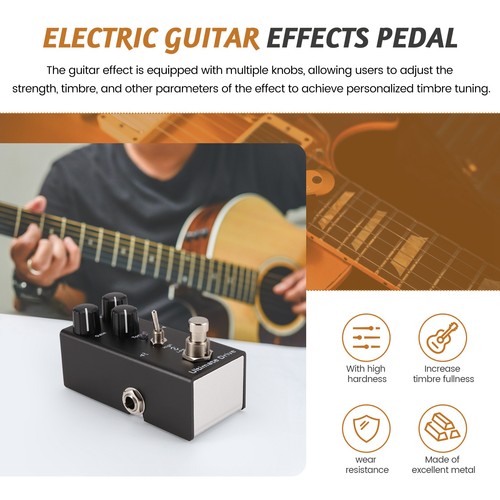 -Effektpedal für E-Gitarre, E-Gitarrenpedal, Ultimate Drive für E-Gitarre I2A9 - Bild 5 von 7