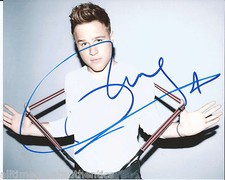 BRITISH SINGER OLLY MURS HAND SIGNED AUTHENTIC 8X10 PHOTO W/COA TROUBLEMAKER 