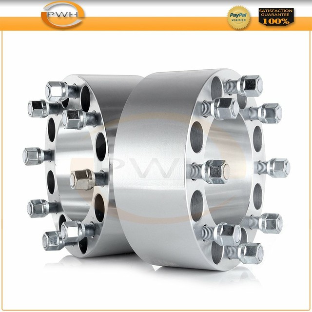 New 2 Pcs 3" 8x6.5 to 8x6.5 Wheel Spacers 9/16" for Hummer H2 GMC