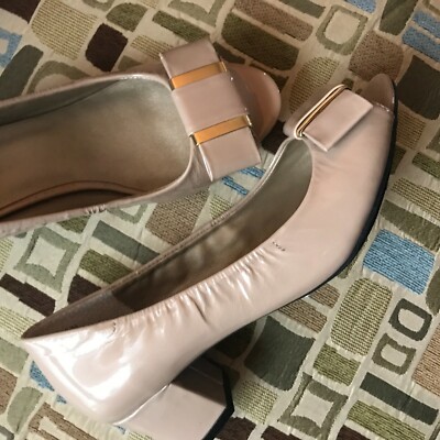 Women's Low-Heels. Pumps, by Me Too, SZ. 6.5 med. Tan , Leather, New