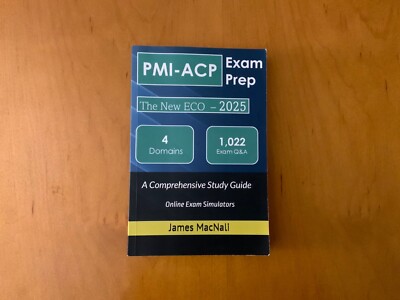pmi-acp exam prep the new exam 4 domains good condition