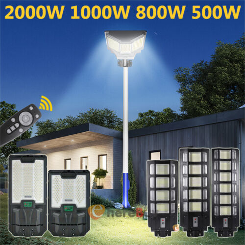 Solar Flood Lights for Outside Garden Yard, Solar Parking Lot Lights Solar Light