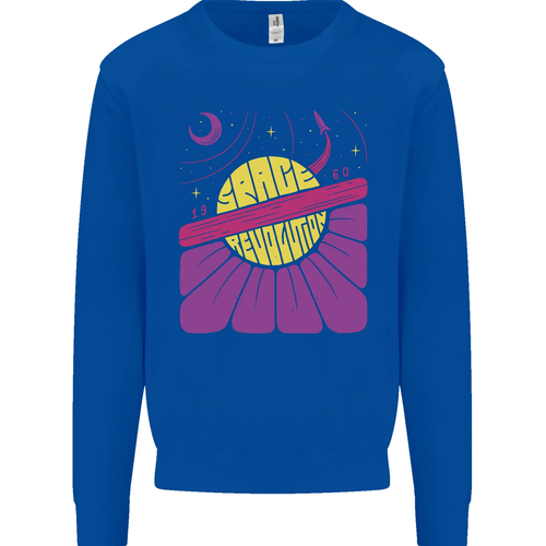 Space Revolution Universe Astronaut 60s Kids Sweatshirt Jumper - Picture 30 of 82