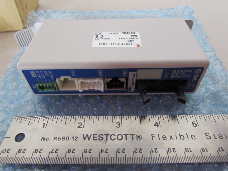 NEW SMC LECP6P1D-LEFS32A-300 LE Actuator Motor Driver LEFS32A-300 Japan Cable - Image 2 of 4