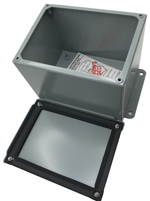 Hoffman A-8066SC JIC Steel Junction Box 8x6x6 Screw Cover Enclosure  