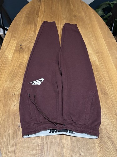 Nike Burgundy Red/Purple Tech Fleece Joggers Men's Small S - 第 6/6 張圖片