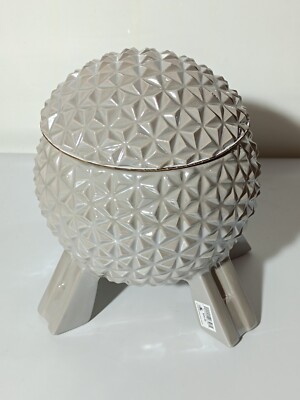 Disney Parks Exclusive Ceramic Cookie Jar Spaceship Earth
