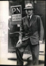 1946 Press Photo Long Distance Runner Paavo Nurmi of Finland - pix11907