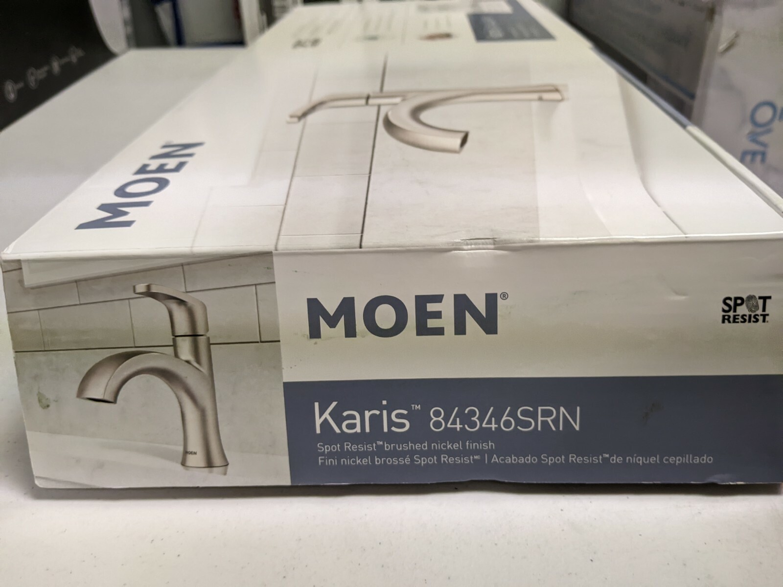 Moen Karis Bathroom Faucet Spot Resist Brushed Nickel Finish