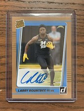2021 Donruss LARRY ROUNTREE III Rated Rookie Bronze Press Proof Auto SP