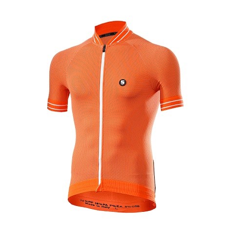 Maglia Maglietta Jersey T-shirt Bike Bici Ciclismo SIXS ORANGE WHITE CLIMA  JERS. | eBay