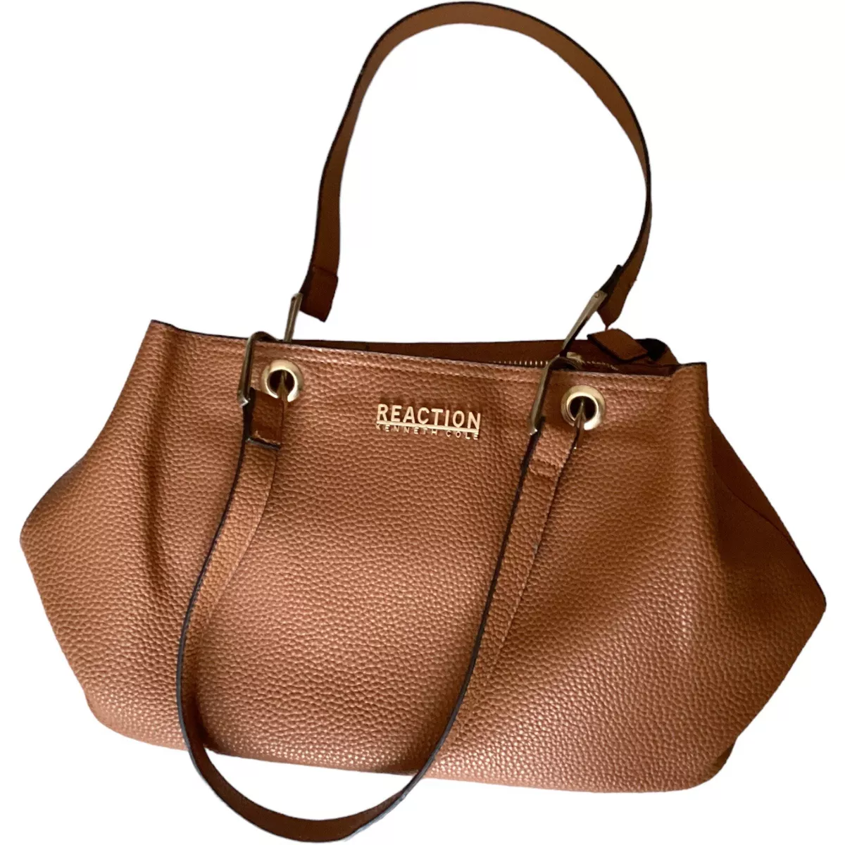 Kenneth Cole Reaction Women’s Brown Satchel Handbag NO 8833313 NOATD 8830168