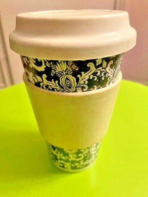 Old Navy Travel Tumbler. Ceramic.  120%. Protective Cover.