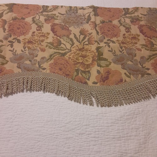 Tapestry & Twisted Tassel Valances Quality x2 Floral - Picture 6 of 10