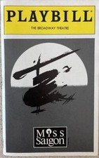 Lea Salonga Signed / Inscribed Playbill Miss Saigon Broadway Return March 1999