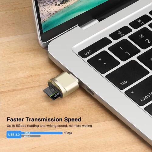 Typ C auf Micro SD TF Kartenleser OTG USB Adapter Konverter für Samsung Handy - Bild 4 von 12