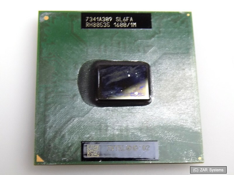 Intel SL6FA CPU Pentium M 1.6Ghz 1MB Cache 400Mhz FSB mPGA478C 24.5-Watt
