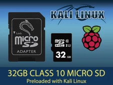 Kali Linux Penetration Testing for Raspberry Pi PreLoaded Class 10 Micro SD