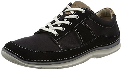 Clarks Ripton Plain - - - Scarpe Stringate Uomo, Nero (Black Canvas), 44.5 EU 4da037 Clarks Ripton Plain - - - Scarpe Stringate Uomo, Nero (Black Canvas), 44.5 EU 4da037