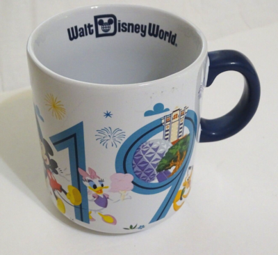 Walt Disney World Coffee Mug Cup 2019 Mickey and Friends Castle White