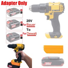 Adapter Converter For Bauer 20V Li-ion Battery to Fits Dewalt 20V Tool Connector