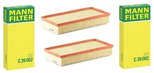 Mann Set of 2 Air Filters C39002 For Audi Q7 Porsche Cayenne Volkswagen Touareg