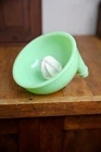 Vintage Jadeite Juicer Mixer Attachment Glass Bowl Antique Original part