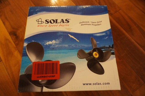 Solas 2111-093-10 Amita 3 Aluminum 3-Blade Propeller - RH, 9.25" Diameter - Foto 2 di 4