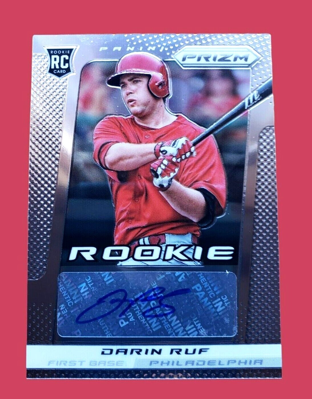 2013 Panini Prizm DARIN RUF Autograph #RDR Rookie Signed RC Philadelphia MINT