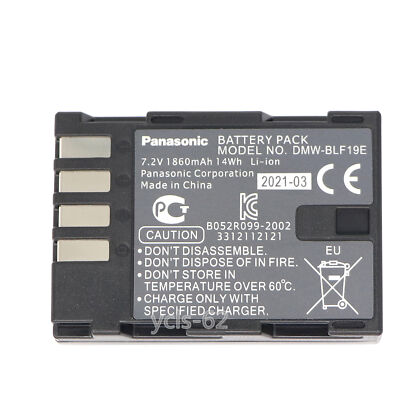 Genuine Panasonic DMW-BLF19 Battery for Lumix G9, GH5S, GH5, GH4, GH3 Camera Genuine Panasonic DMW-BLF19 Battery for Lumix G9, GH5S, GH5, GH4, GH3 Camera
