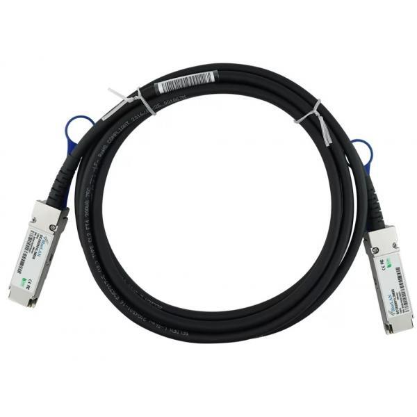 BlueOptics QSFP28-DAC-3M-MT-BL cavo InfiniBand Nero