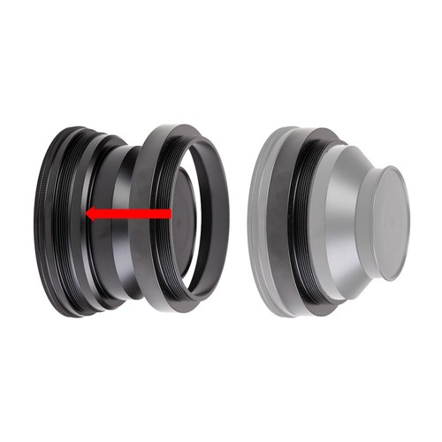 Anillo adaptador adaptador inverso de hilo macho de lente F-theta para láser de fibra de lente de escaneo F-theta - Imagen 8 de 11