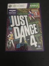 Just Dance 4 (Microsoft Xbox 360, 2012) Complete with Manual Case TESTED