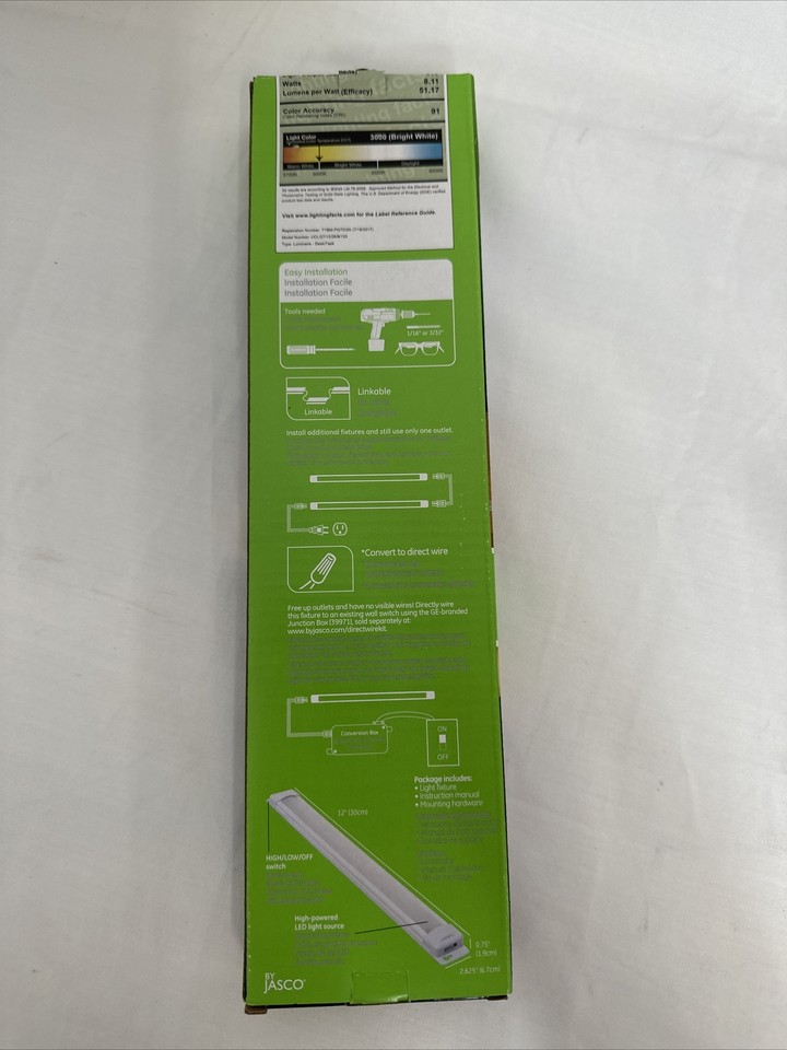 GE 12 in. Premium LED Linkable Under Light Fixture 38845 eBay