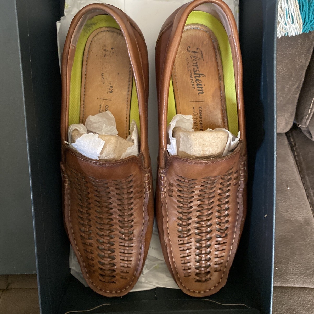 Florsheim Comfortech slip on loafers mens sz 10 3E Amazon.com | Florsheim Rucci Moc Toe Slip On Mens Slip On 7  main image 2