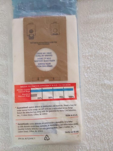 Hoover Type A Micro Clean Vacuum Cleaner Bag 3 pack - Imagen 4 de 4