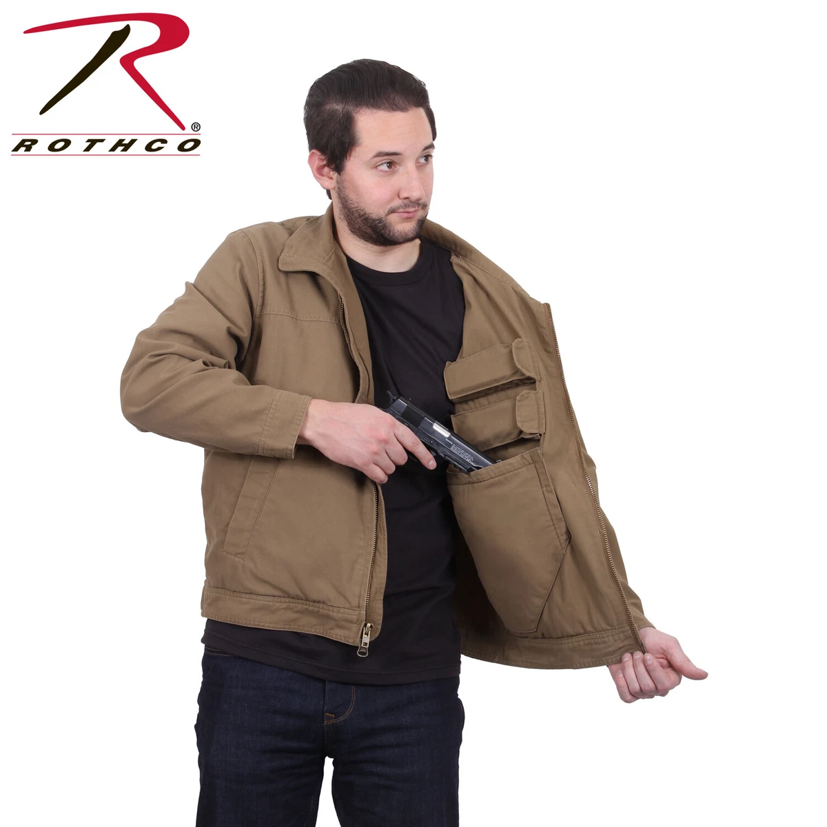 Lightweight concealed carry jacket clearance