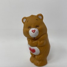 Care Bears Tenderheart Bear Vintage 1983 Hugs Hugging PVC 2 in. Toy Figure