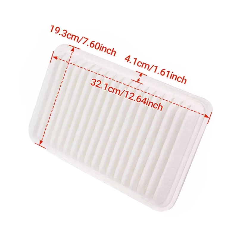 Filtro de aire para TOYOTA HIGHLANDER 2001-2013 2,4 L 2,7 L 3,0 L 3,3 L 3,5 L 17801-20040 Foto 3 de 3