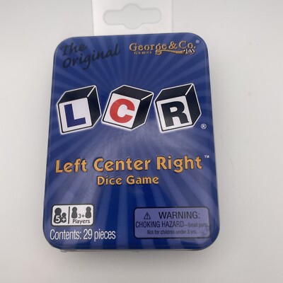 George and Company The Original Left Center Right Dice Game *NEW*