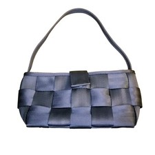 Harvey's Original Seatbelt Bag Dark Brown Vintage Handbag Satchel Purse 12x6x4.5