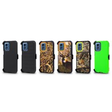 For Motorola G Play 2024 Case Screen Holster Fits Otterbox Defender Belt Clip
