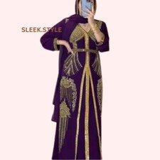 Kaftan Casual Dubai Kimono Wine Abaya Maxi Wedding Moroccan Long Dress Gown